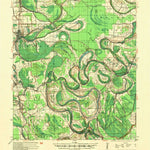 United States Geological Survey Mileston, MS (1940, 62500-Scale) digital map