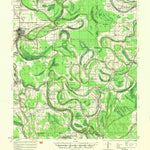 United States Geological Survey Mileston, MS (1954, 62500-Scale) digital map