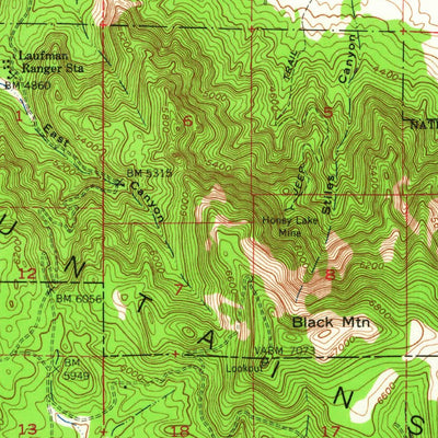 United States Geological Survey Milford, CA (1950, 62500-Scale) digital map