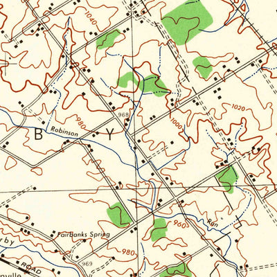 United States Geological Survey Milford Center, OH (1944, 62500-Scale) digital map
