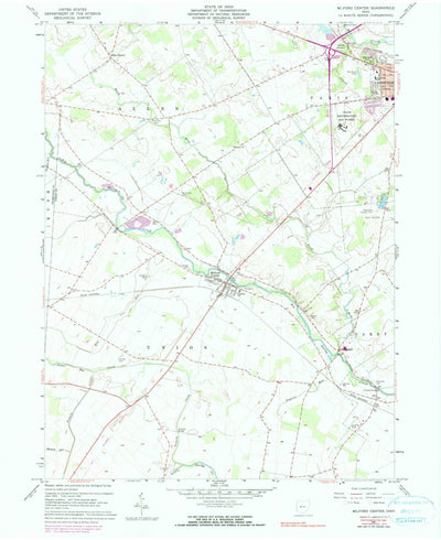 United States Geological Survey Milford Center, OH (1961, 24000-Scale) digital map