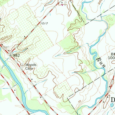 United States Geological Survey Milford Center, OH (1961, 24000-Scale) digital map