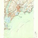 United States Geological Survey Milford, CT (1951, 31680-Scale) digital map