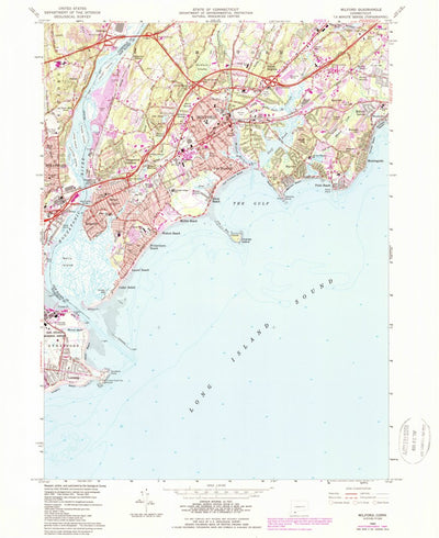 United States Geological Survey Milford, CT (1960, 24000-Scale) digital map
