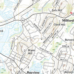 United States Geological Survey Milford, CT (2021, 24000-Scale) digital map
