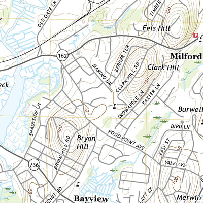 United States Geological Survey Milford, CT (2021, 24000-Scale) digital map