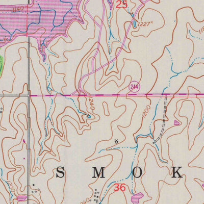 United States Geological Survey Milford Dam, KS (1955, 24000-Scale) digital map