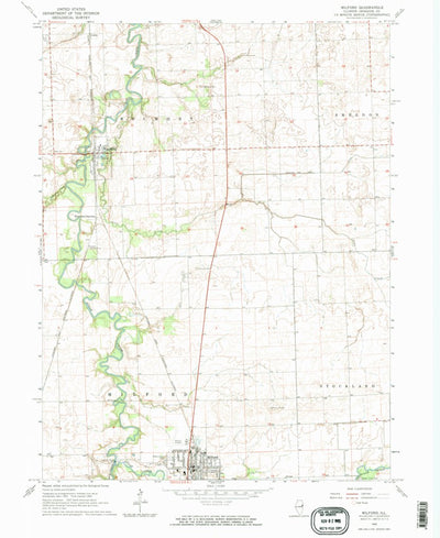 United States Geological Survey Milford, IL (1964, 24000-Scale) digital map