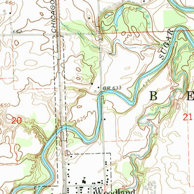 United States Geological Survey Milford, IL (1964, 24000-Scale) digital map