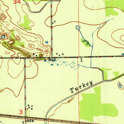 United States Geological Survey Milford, IN (1951, 24000-Scale) digital map