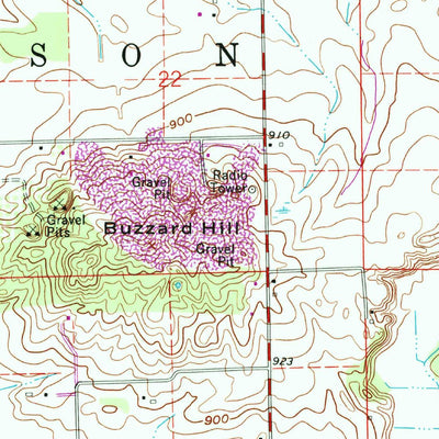 United States Geological Survey Milford, IN (1962, 24000-Scale) digital map