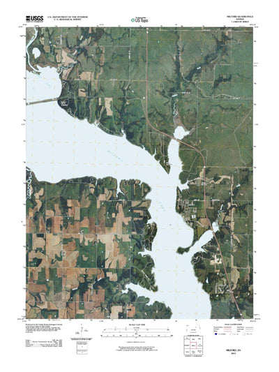 United States Geological Survey Milford, KS (2010, 24000-Scale) digital map