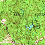 United States Geological Survey Milford, MA (1953, 24000-Scale) digital map