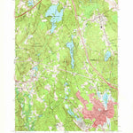 United States Geological Survey Milford, MA (1968, 24000-Scale) digital map