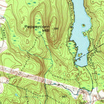 United States Geological Survey Milford, MA (1968, 24000-Scale) digital map
