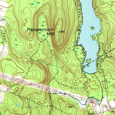 United States Geological Survey Milford, MA (1968, 24000-Scale) digital map