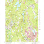 United States Geological Survey Milford, MA (1968, 25000-Scale) digital map