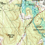 United States Geological Survey Milford, MA (1982, 25000-Scale) digital map