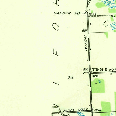 United States Geological Survey Milford, MI (1936, 31680-Scale) digital map