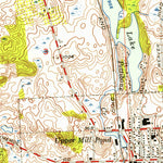 United States Geological Survey Milford, MI (1954, 24000-Scale) digital map