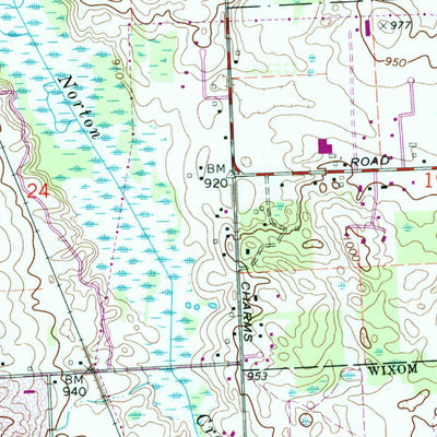 United States Geological Survey Milford, MI (1969, 24000-Scale) digital map