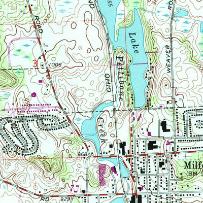 United States Geological Survey Milford, MI (1969, 24000-Scale) digital map