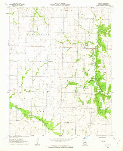 United States Geological Survey Milford, MO (1962, 24000-Scale) digital map