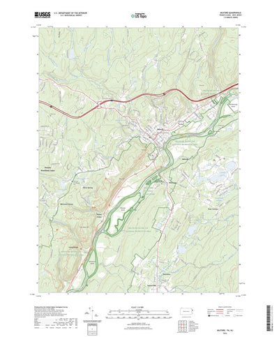 United States Geological Survey Milford, PA (2023, 24000-Scale) digital map