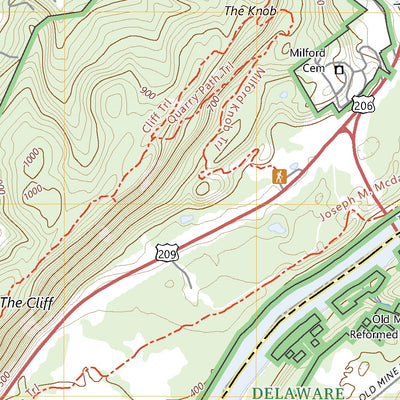 United States Geological Survey Milford, PA (2023, 24000-Scale) digital map