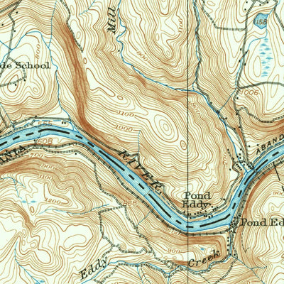 United States Geological Survey Milford, PA-NY-NJ (1913, 62500-Scale) digital map