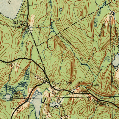 United States Geological Survey Milford, PA-NY-NJ (1944, 62500-Scale) digital map
