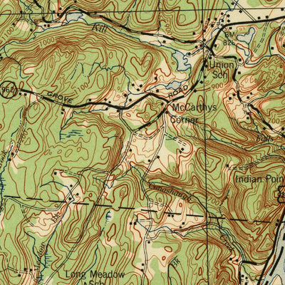 United States Geological Survey Milford, PA-NY-NJ (1944, 62500-Scale) digital map