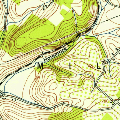 United States Geological Survey Milford Square, PA (1943, 24000-Scale) digital map