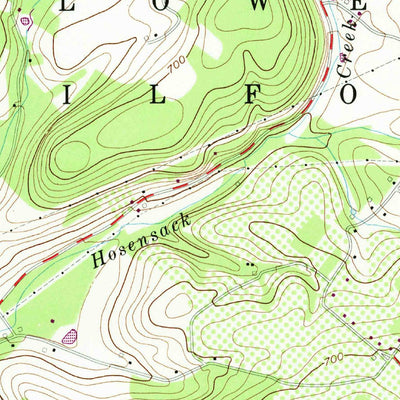 United States Geological Survey Milford Square, PA (1957, 24000-Scale) digital map