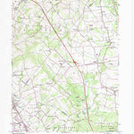 United States Geological Survey Milford Square, PA (1992, 24000-Scale) digital map