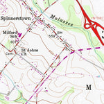 United States Geological Survey Milford Square, PA (1992, 24000-Scale) digital map