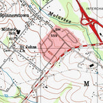United States Geological Survey Milford Square, PA (1999, 24000-Scale) digital map