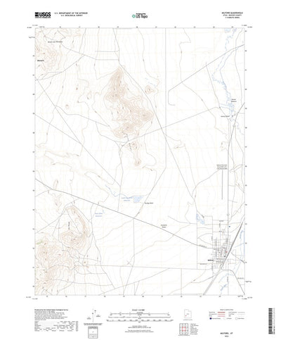 United States Geological Survey Milford, UT (2023, 24000-Scale) digital map