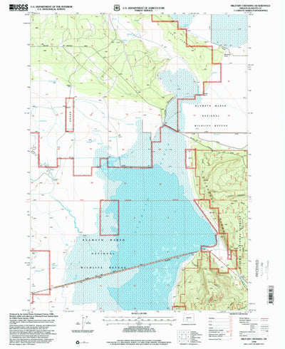 United States Geological Survey Military Crossing, OR (1998, 24000-Scale) digital map