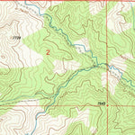 United States Geological Survey Milk Creek, WY (1991, 24000-Scale) digital map