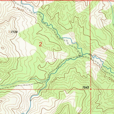 United States Geological Survey Milk Creek, WY (1991, 24000-Scale) digital map