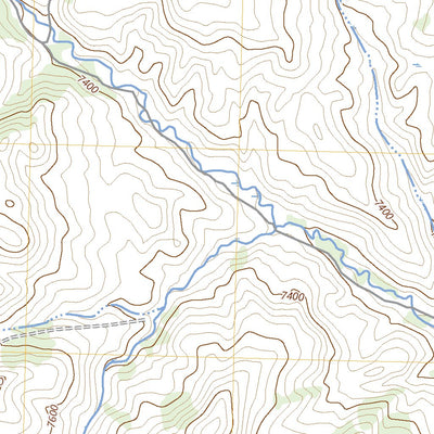 United States Geological Survey Milk Creek, WY (2023, 24000-Scale) digital map