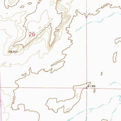 United States Geological Survey Milk Lake, NM (1970, 24000-Scale) digital map