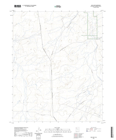 United States Geological Survey Milk Lake, NM (2023, 24000-Scale) digital map