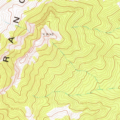 United States Geological Survey Milk Ranch Spring, NV (1978, 24000-Scale) digital map