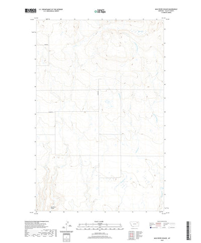 United States Geological Survey Milk River Coulee, MT (2020, 24000-Scale) digital map