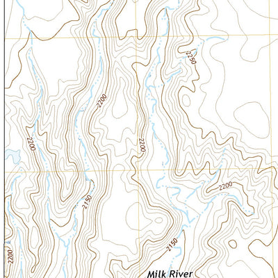 United States Geological Survey Milk River Coulee, MT (2020, 24000-Scale) digital map