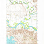 United States Geological Survey Milk River Hills, MT (1972, 24000-Scale) digital map