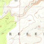 United States Geological Survey Milkweed Canyon NW, AZ (1967, 24000-Scale) digital map