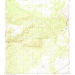 United States Geological Survey Milkweed Canyon SE, AZ (1967, 24000-Scale) digital map